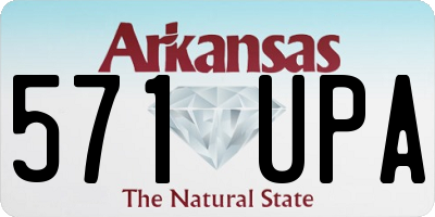 AR license plate 571UPA
