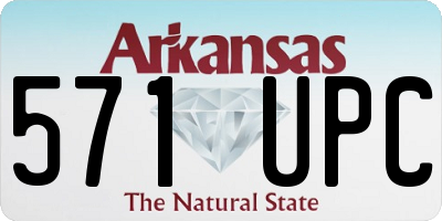AR license plate 571UPC