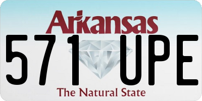 AR license plate 571UPE