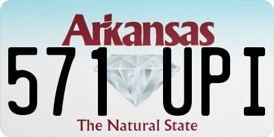AR license plate 571UPI