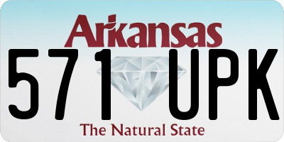 AR license plate 571UPK