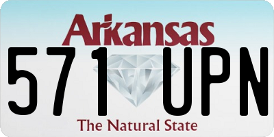 AR license plate 571UPN
