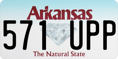 AR license plate 571UPP