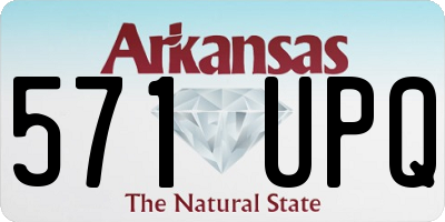 AR license plate 571UPQ