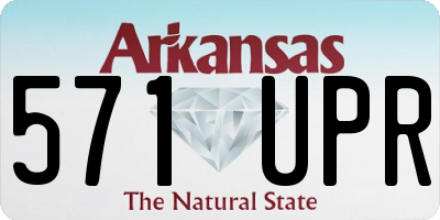 AR license plate 571UPR