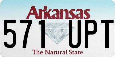 AR license plate 571UPT