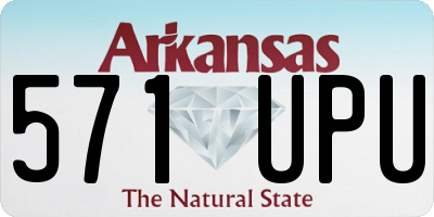 AR license plate 571UPU