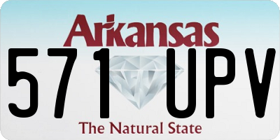 AR license plate 571UPV