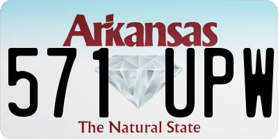 AR license plate 571UPW