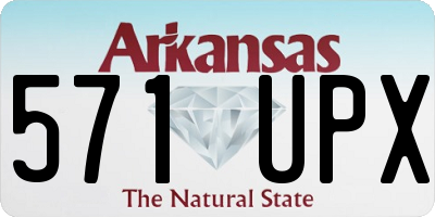 AR license plate 571UPX
