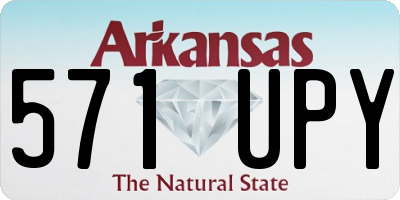 AR license plate 571UPY