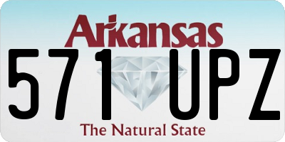 AR license plate 571UPZ