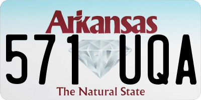 AR license plate 571UQA