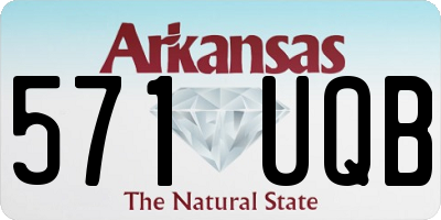 AR license plate 571UQB