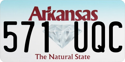 AR license plate 571UQC