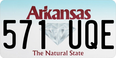 AR license plate 571UQE