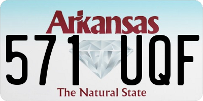 AR license plate 571UQF