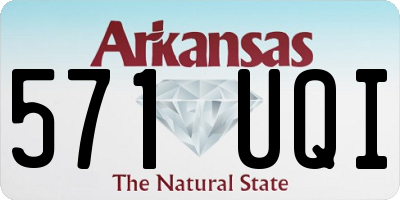 AR license plate 571UQI
