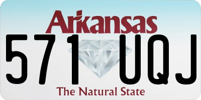 AR license plate 571UQJ
