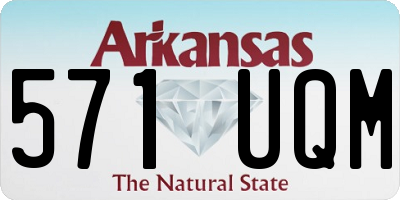 AR license plate 571UQM