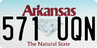 AR license plate 571UQN