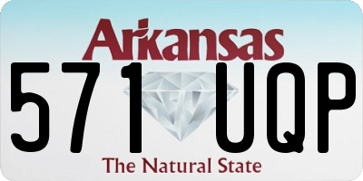 AR license plate 571UQP