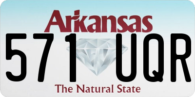 AR license plate 571UQR
