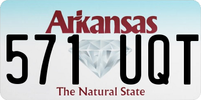 AR license plate 571UQT