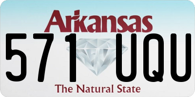 AR license plate 571UQU
