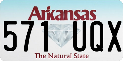 AR license plate 571UQX