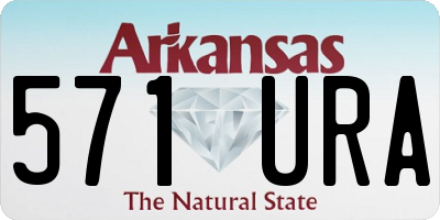 AR license plate 571URA