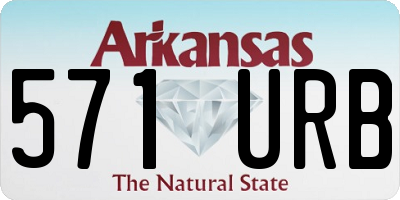 AR license plate 571URB