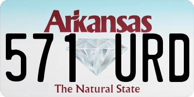 AR license plate 571URD
