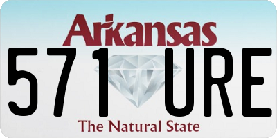 AR license plate 571URE
