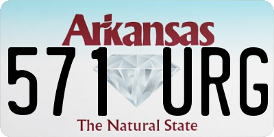 AR license plate 571URG