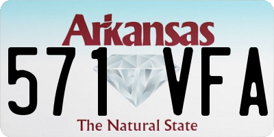 AR license plate 571VFA