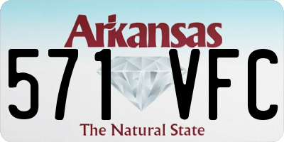 AR license plate 571VFC