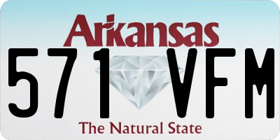 AR license plate 571VFM