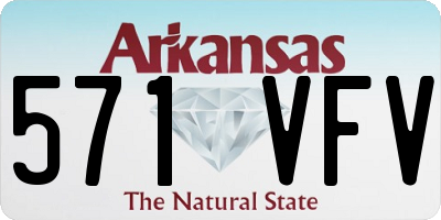 AR license plate 571VFV