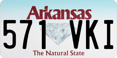 AR license plate 571VKI