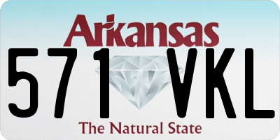 AR license plate 571VKL