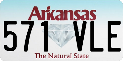 AR license plate 571VLE