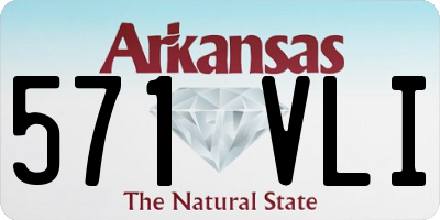 AR license plate 571VLI