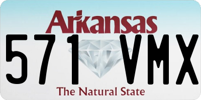 AR license plate 571VMX