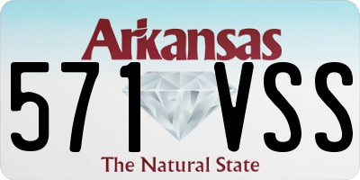 AR license plate 571VSS