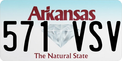 AR license plate 571VSV