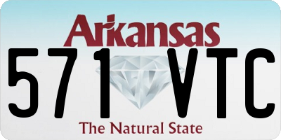 AR license plate 571VTC