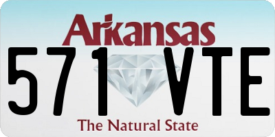 AR license plate 571VTE