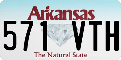 AR license plate 571VTH