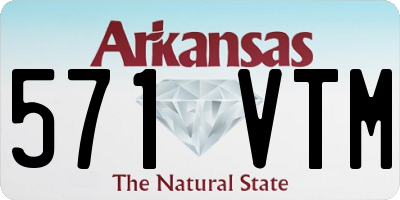 AR license plate 571VTM